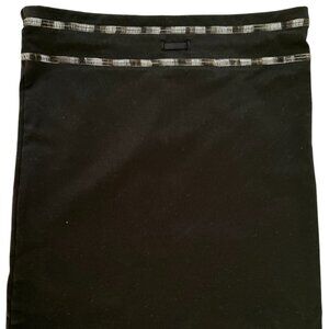 VSX WOMENS MADE SEXY BY VICTORIA SECRET STRETCHY MINI SHORT BLACK SKIRT ONE SZ